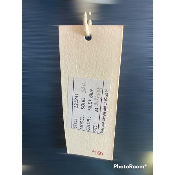 Swedish Tale Jersey Navy Blue Wrap Dress Medium NWT - Picture 6 of 6